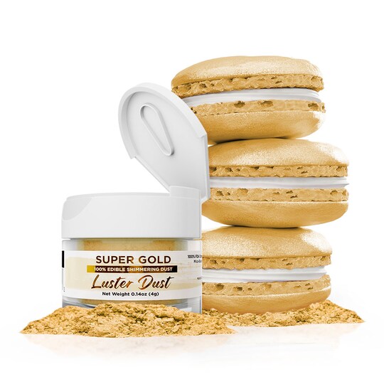 Bakell - Super Gold Luster Dust (4g, 1x Jar) Edible Vegan Dust & Paint for Baking, Desserts and Beverages | Michaels Bakell - Super Gold Luster Dust (4g, 1x Jar) Edible Vegan Dust & Paint for Baking, Desserts and Beverages | Michaels